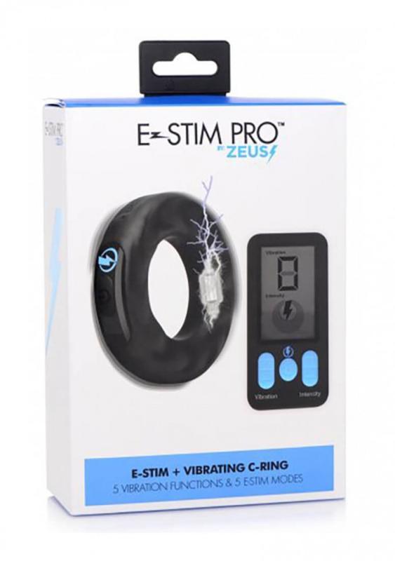 Zeus E-Stim Pro Vibrating C-Ring Vnútorný 45 Mm - Krúžok Na Penis