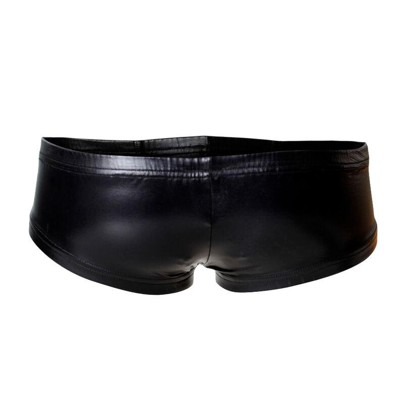 Cut4men - Booty Shorts Black Leatherette Xl