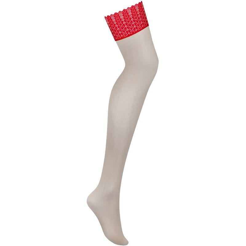 Obsessive - Ingridia Stockings Red Xs/S