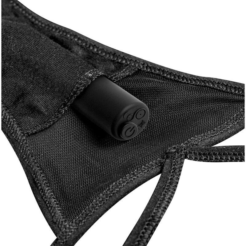Hook Up Remote Lace Peek A Boo One Size - Vibračné Nohavičky
