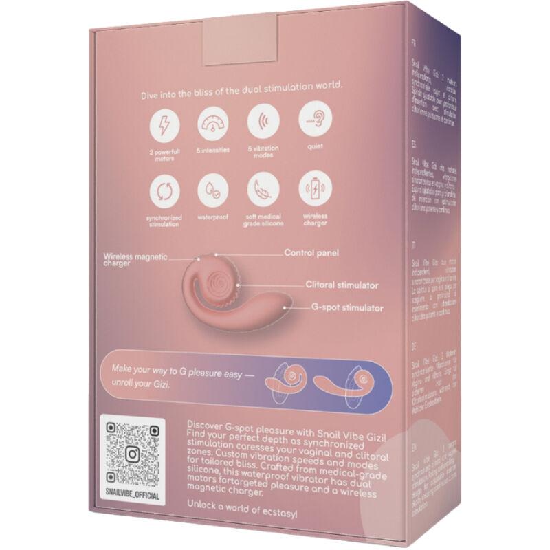 Snail Vibe - Gizi Dual Stimulator Pink