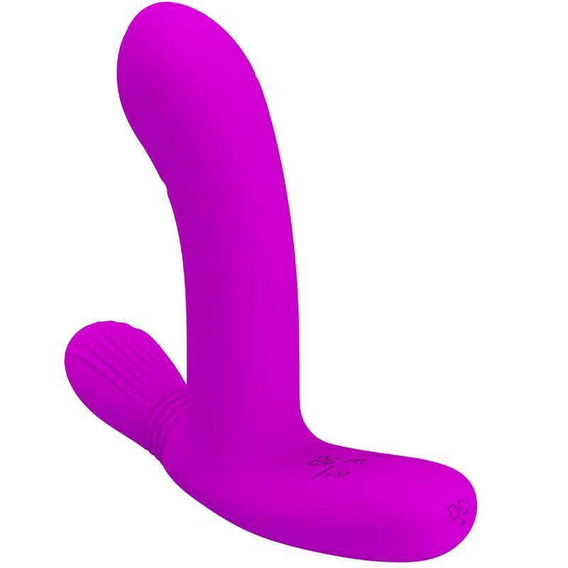 Pretty Love - Geri Clitoris Massager Pink Remote Control