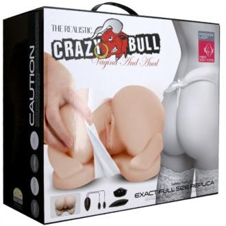Crazy Bull - Realistic Butt Doggy Style Double Tunnel - Masturbátor Torzo