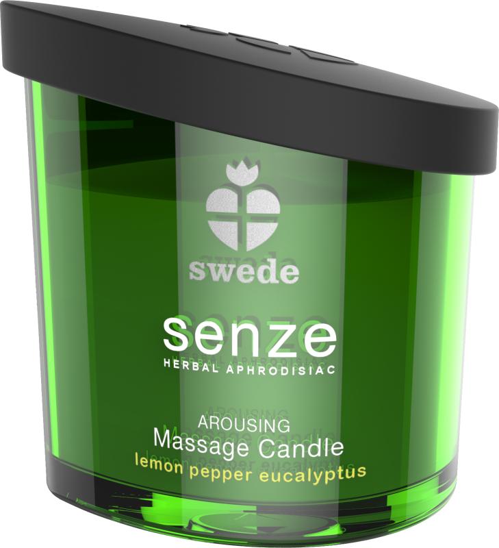 Swede - Senze Arousing Massage Candle Lemon Pepper Eucalyptu