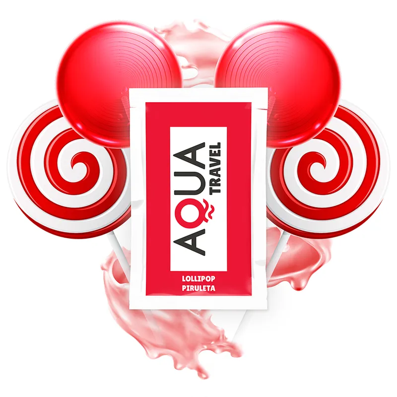 Aqua Travel Lollipop Flavour Waterbased Lubricant - 6 Ml