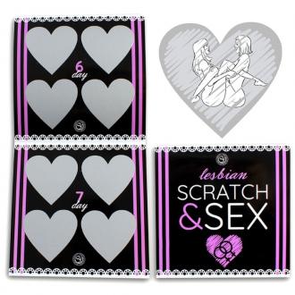 Secretplay Scratch & Sex Lesbian Game For Couples  (Es/En/Fr