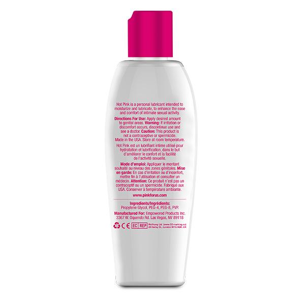 Pink - Hot Pink Warming Lubricant 140 Ml