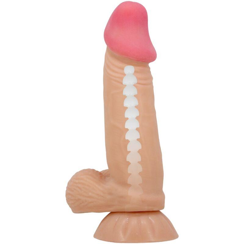 Pretty Love - Sliding Skin Series Realistic Dildo With Sliding Skin Suction Cup 19.4 Cm