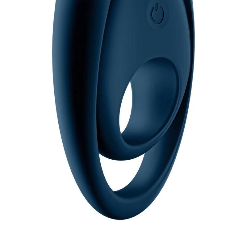 Satisfyer Glorious Duo Ring Vibrator Blue - Vibračný Krúžok