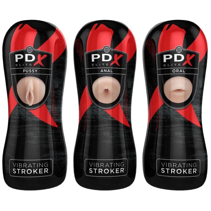 Pdx Elite - Stroker Set 12 Units; 6x Vagina, 3x Ano, 3x Mouth