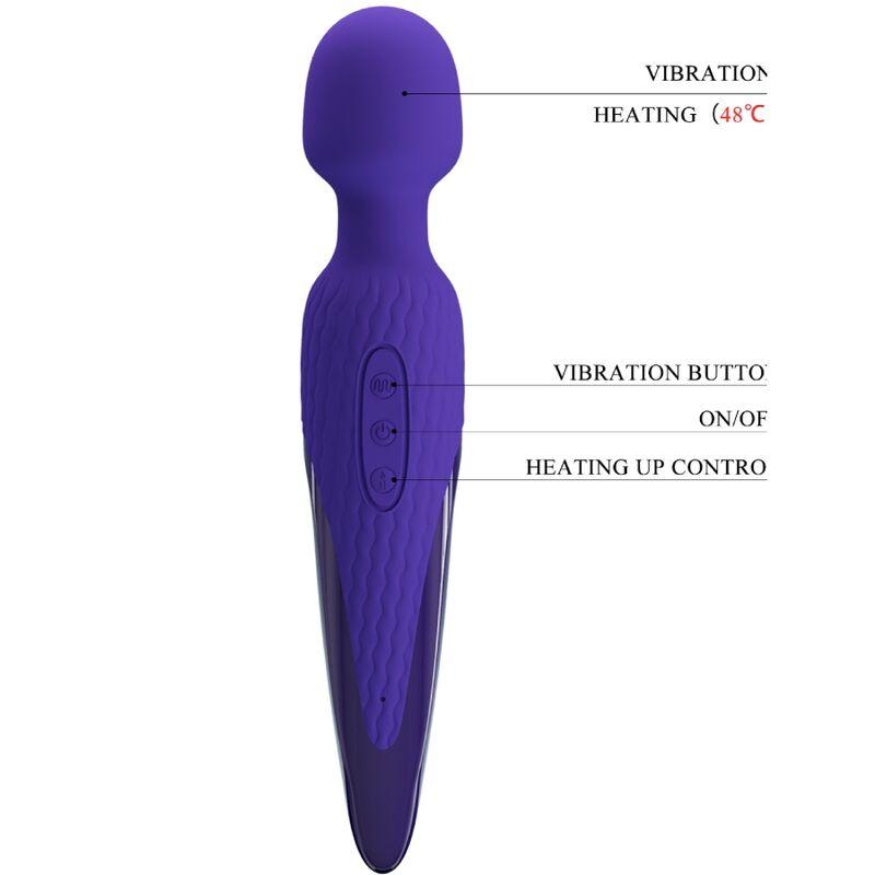 Pretty Love - Antony Youth Wand Vibrator Violet Heat Effect