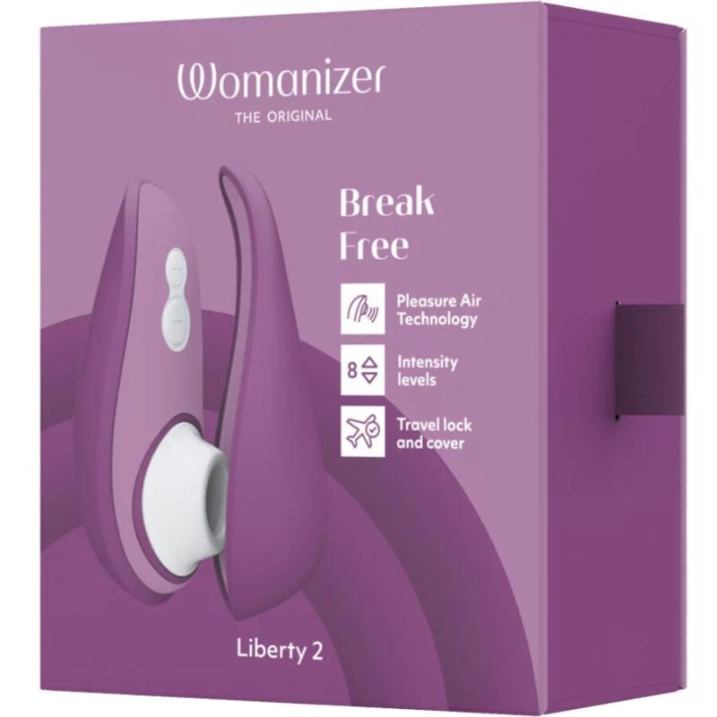 Womanizer - Liberty 2 Clitoris Stimulator & Sucker Violet