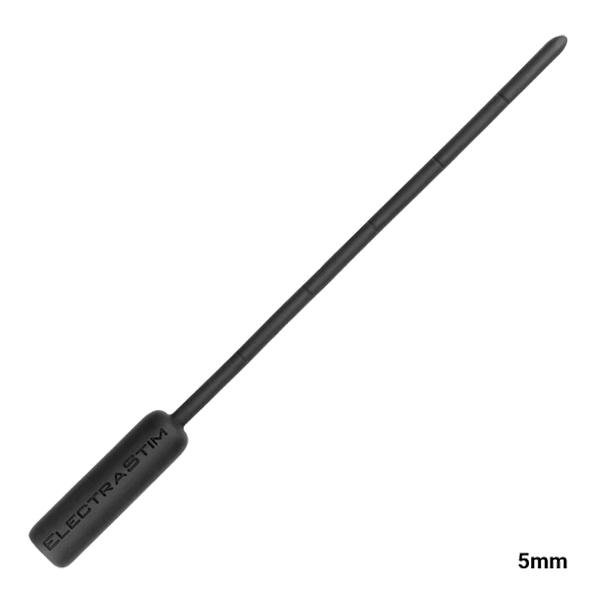 Electrastim - Silicone Noir Flexible Sound 5mm - Elektro Sonda
