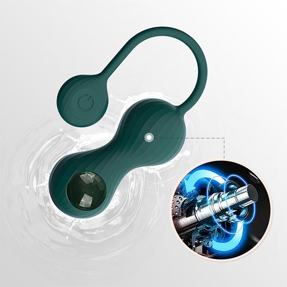 Magic Motion - Crystal Duo Smart Kegel Vibrator With Weight Set - Venušine Guličky