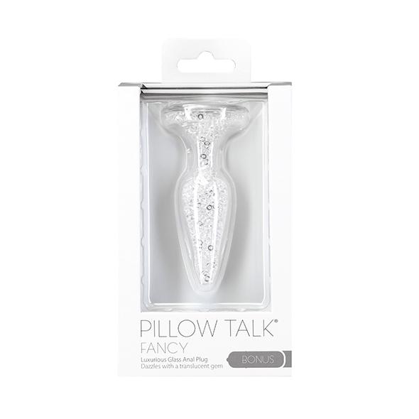 Pillow Talk - Fancy Luxurious Glass Anal Plug With Bonus Bullet