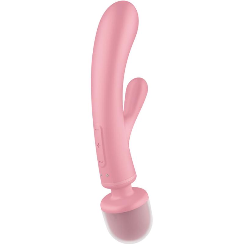 Satisfyer - Triple Lover Rabbit Vibrator Massager Pink
