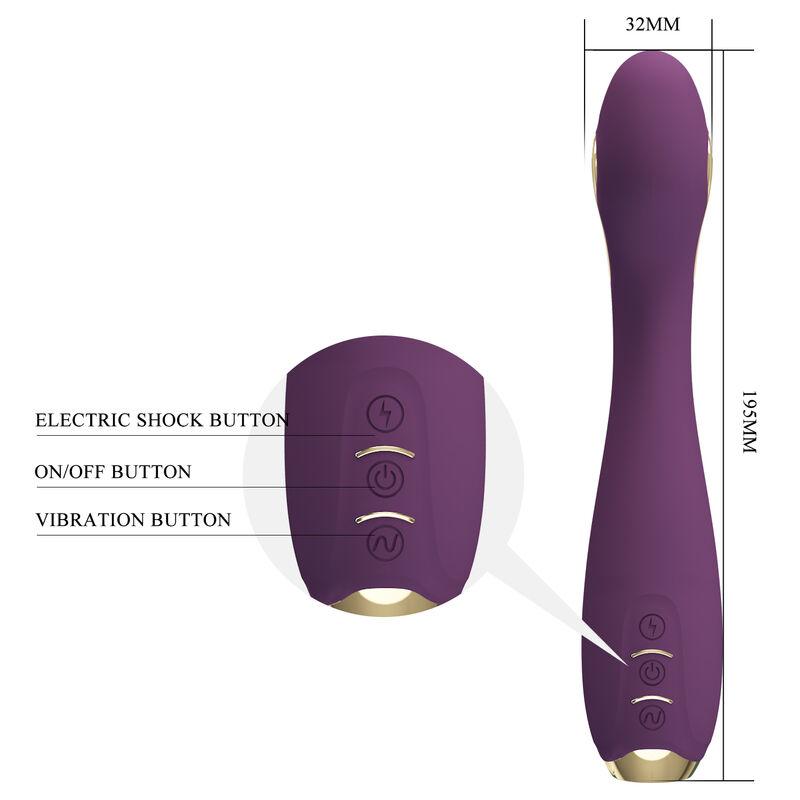 Pretty Love - Hector Electroshock Vibrator By App Control Purple