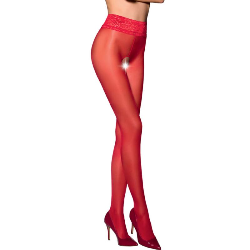 Passion - Tiopen 008 Stocking Red 1/2 (30 Den)