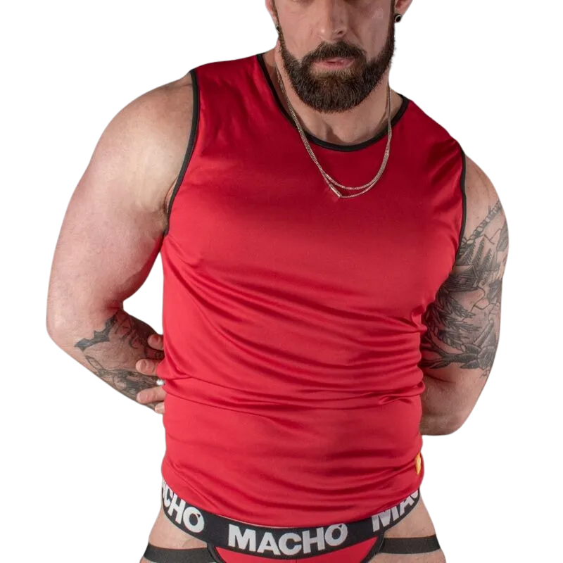 Macho - Red T-Shirt S/M