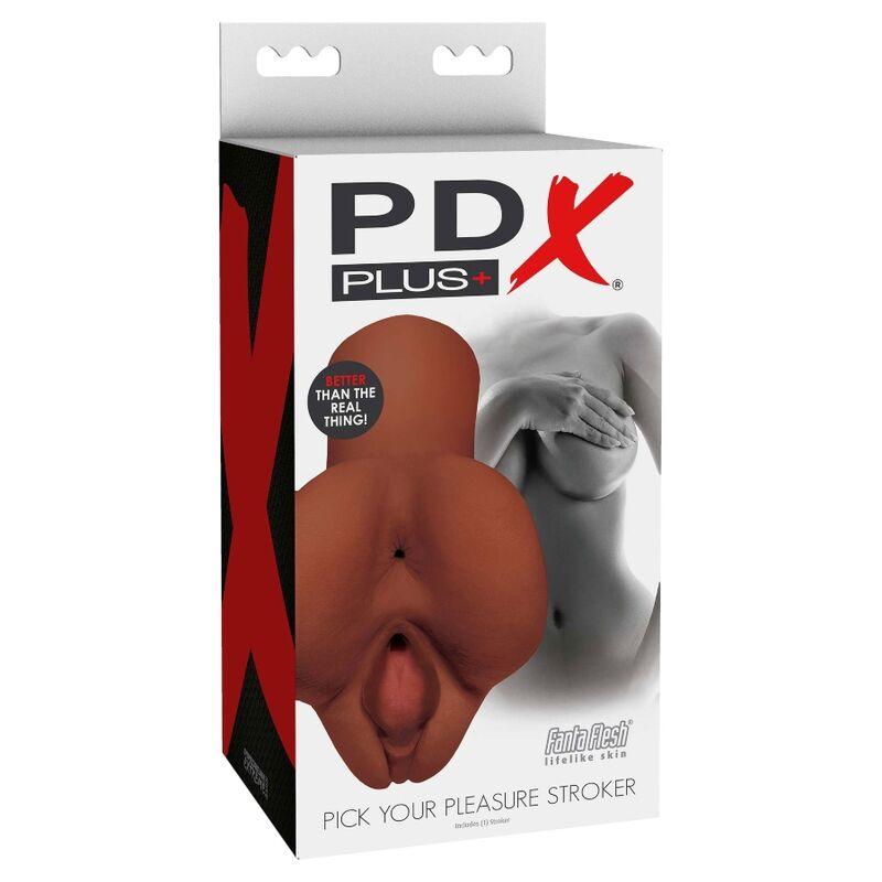 Pdx Plus+ Pick Your Pleasure Stroker - Brown