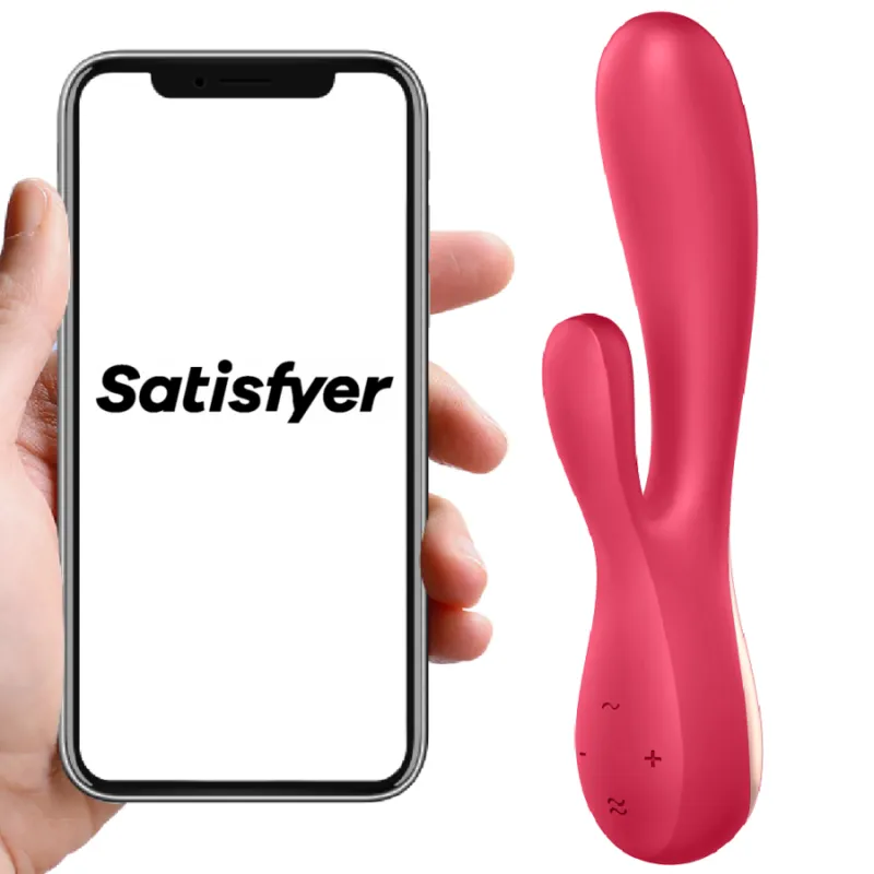 Satisfyer Mono Flex Red With App - Vibrátor