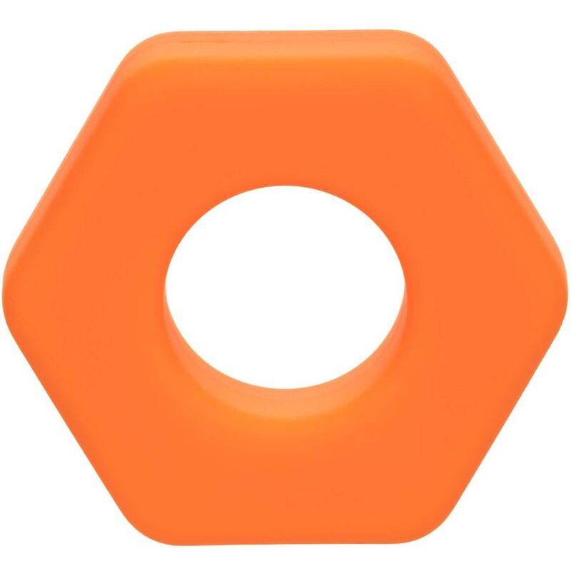 California Exotics - Alpha Prolong Sexagon Ring Orange