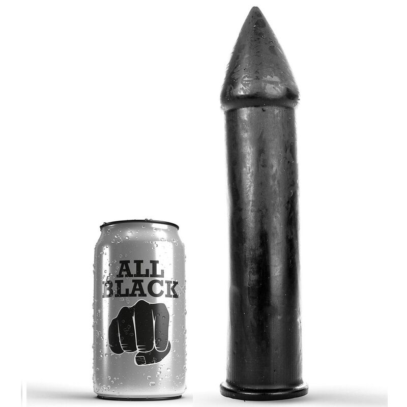 All black - dildo 24 cm