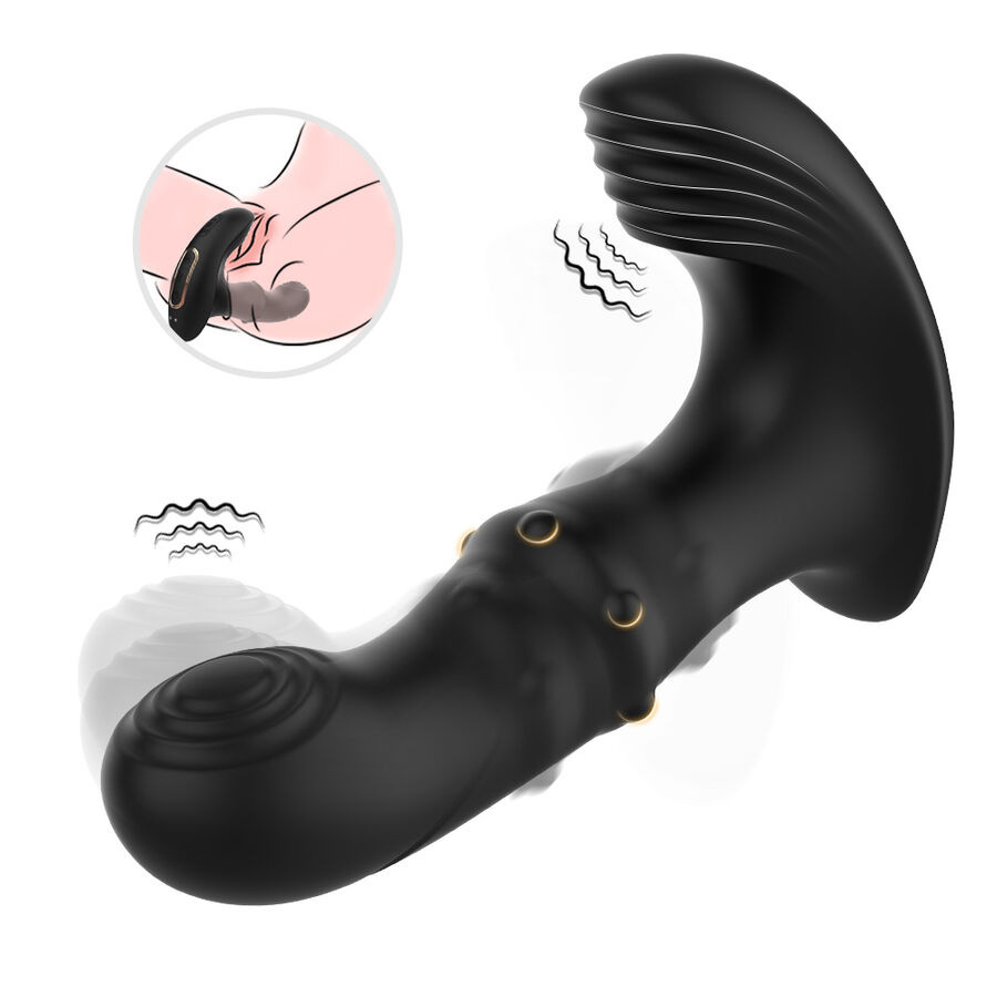 Armony - anal prostate vibrator remote control black
