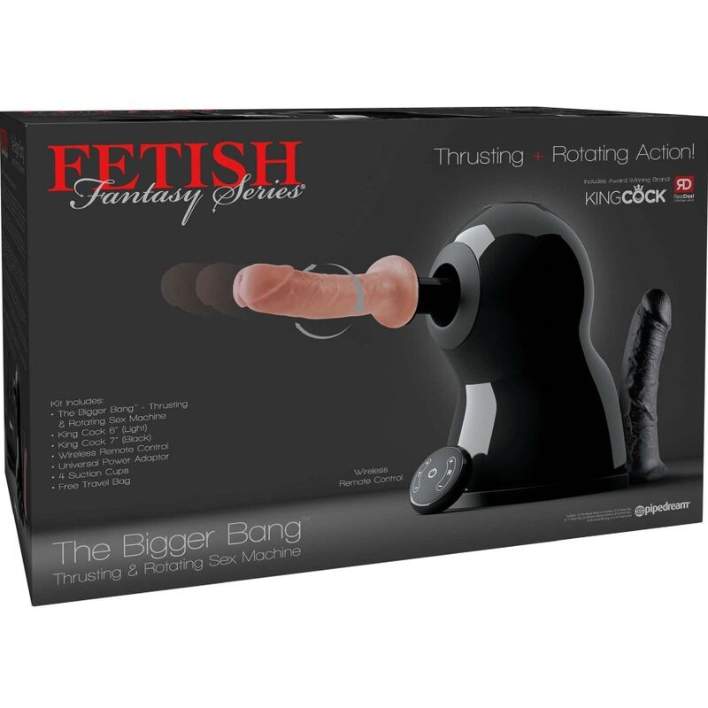 Fetish fantasy series - sex machine bigger bang rotation and push