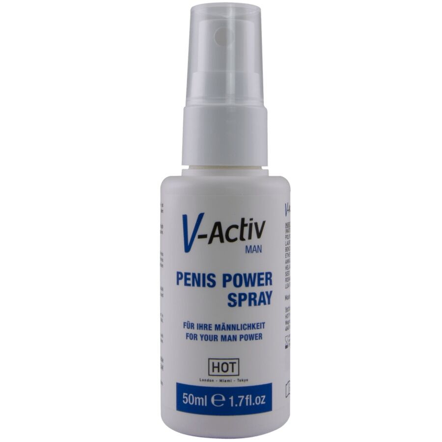 Hot - v-activ penis power spray for men 50 ml