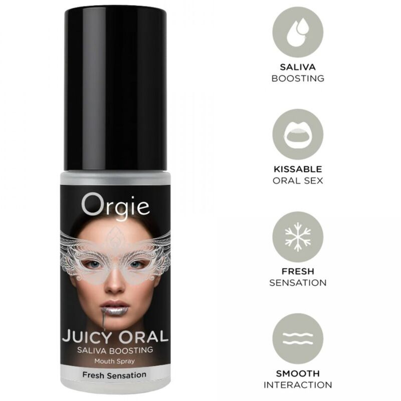 Orgie - juicy oral saliva boosting mouth spray mint 15 ml