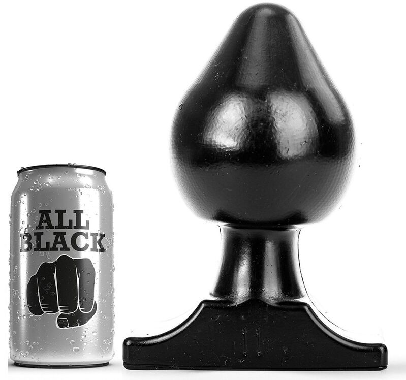 All black - anal plug 19 cm