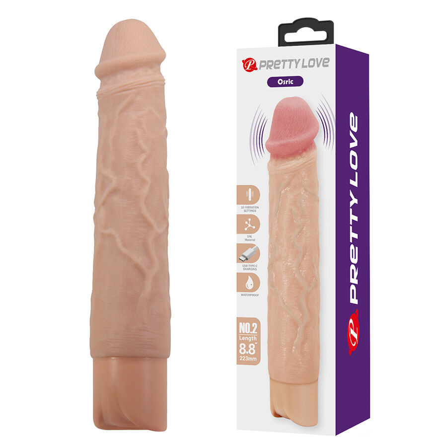 Pretty love - osric flexible realistic vibrator