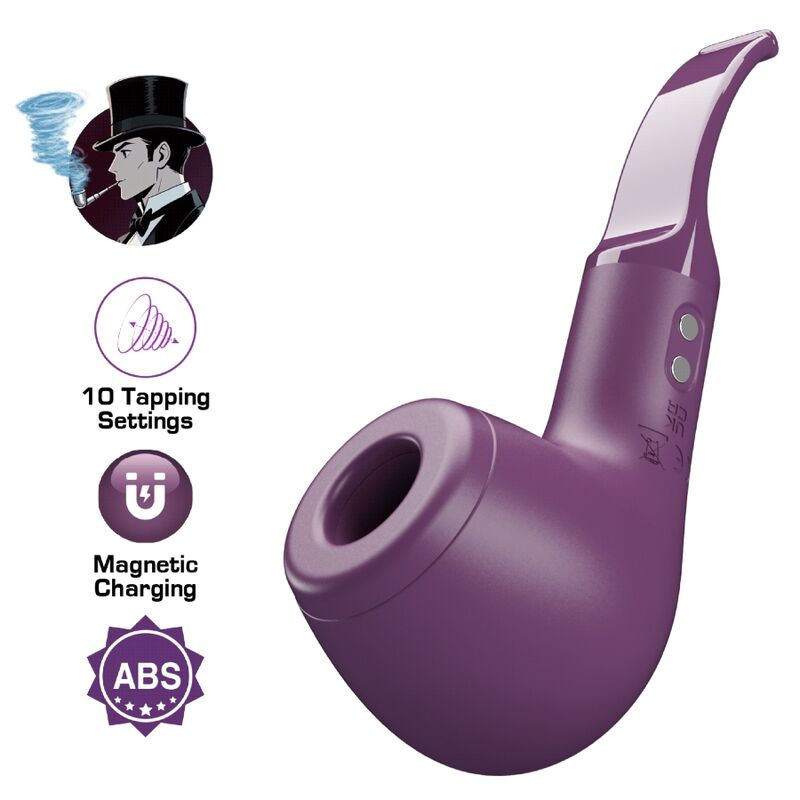 Pretty love - pipe stimulator with 10 tapping settings purple