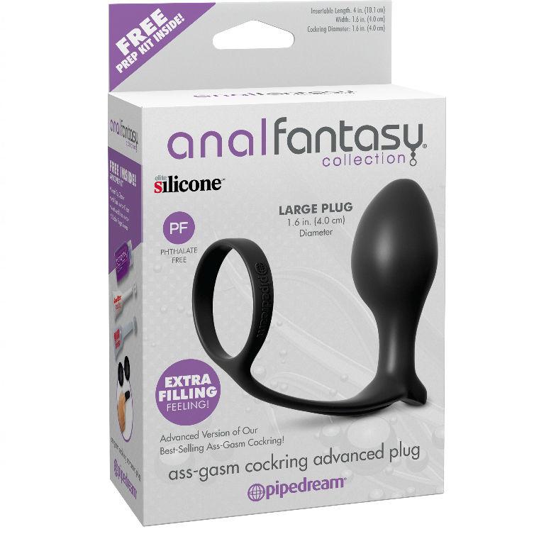 Anal Fantasy Collection Ass-Gasm Cockring Advanced Plug