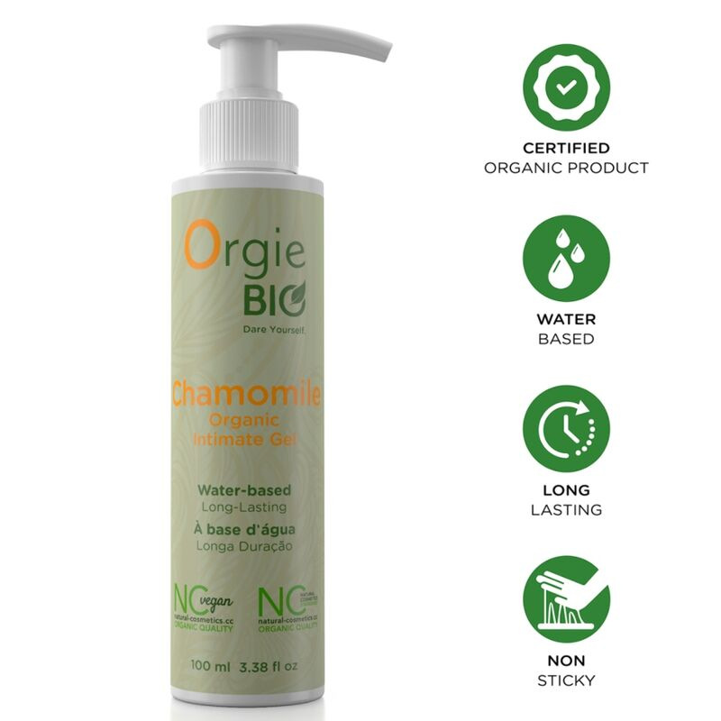 Orgie - bio chamomile organic water-based intimate gel 100 ml