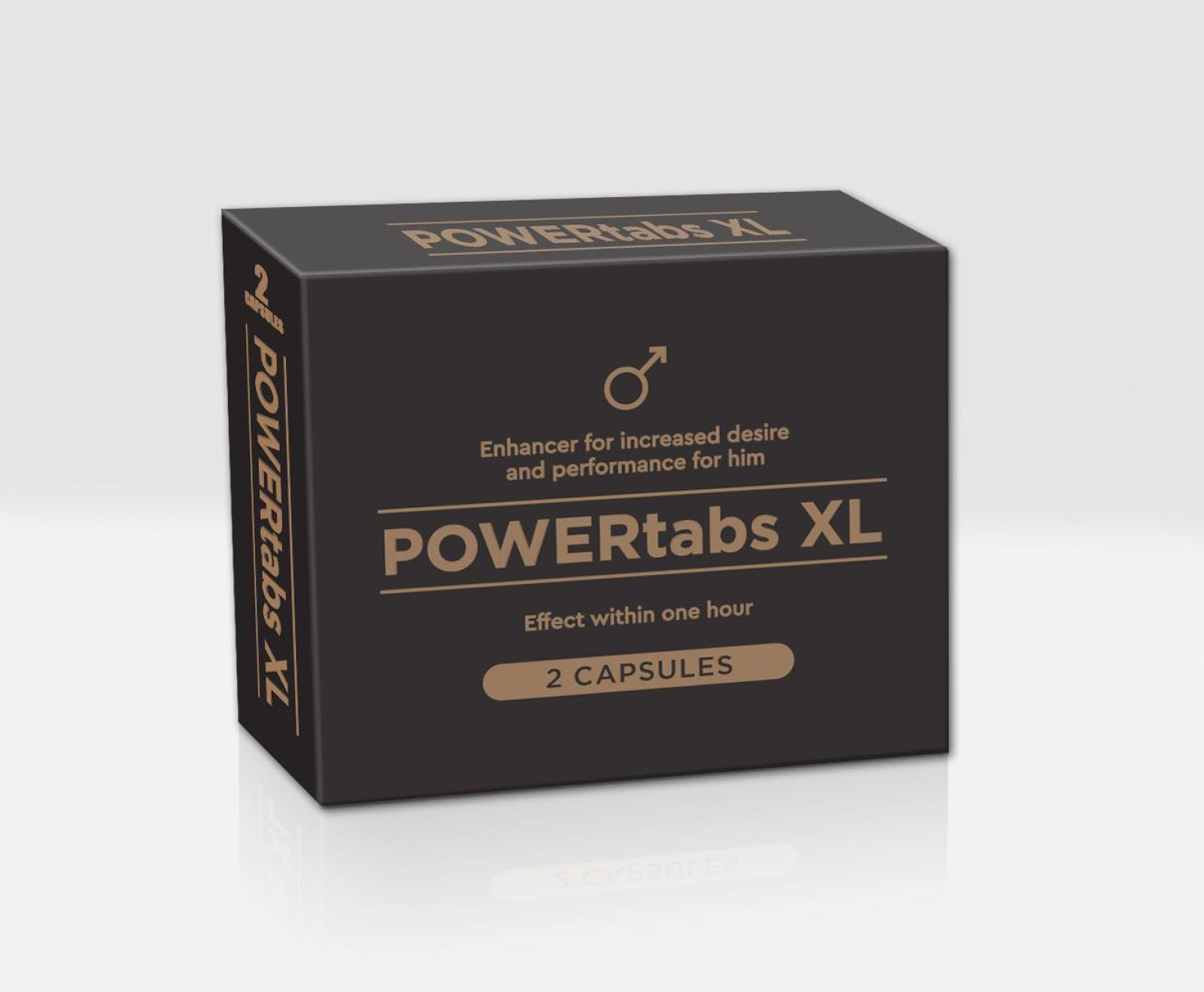 Power Tabs XL 2 Kapsuly - Podpora Erekcie (Pôvodná Cena €12,90)