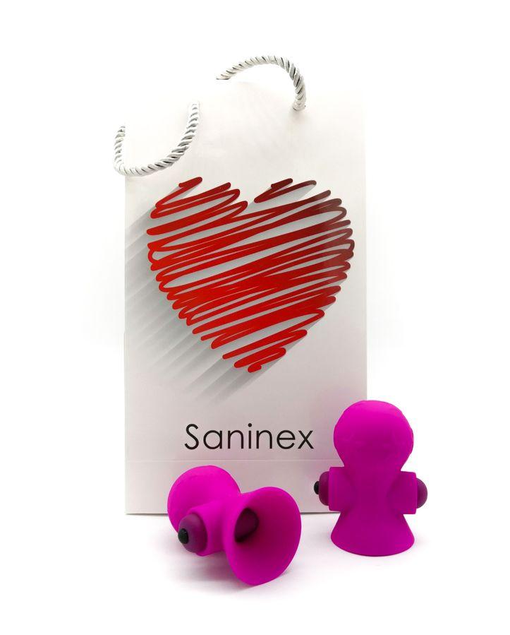 Saninex Suctioner World Vibrator&Suction Cup Pink