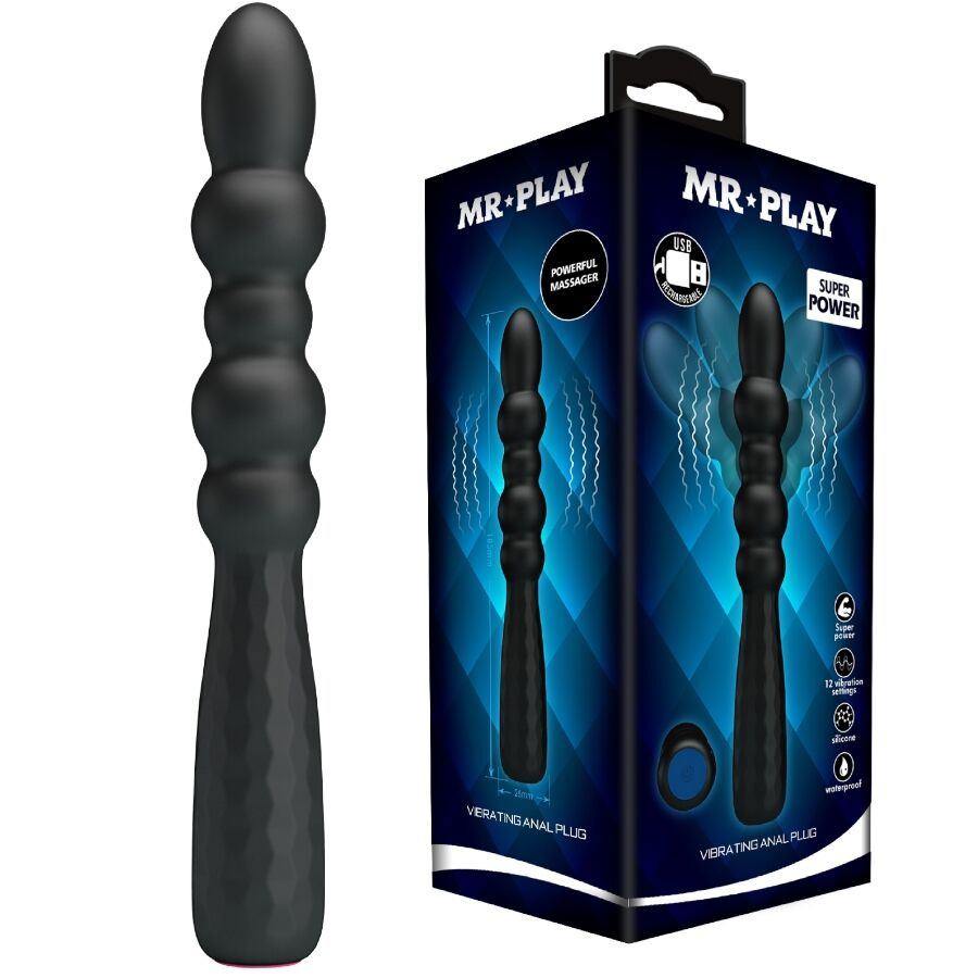Mr play - flexible vibrating anal plug