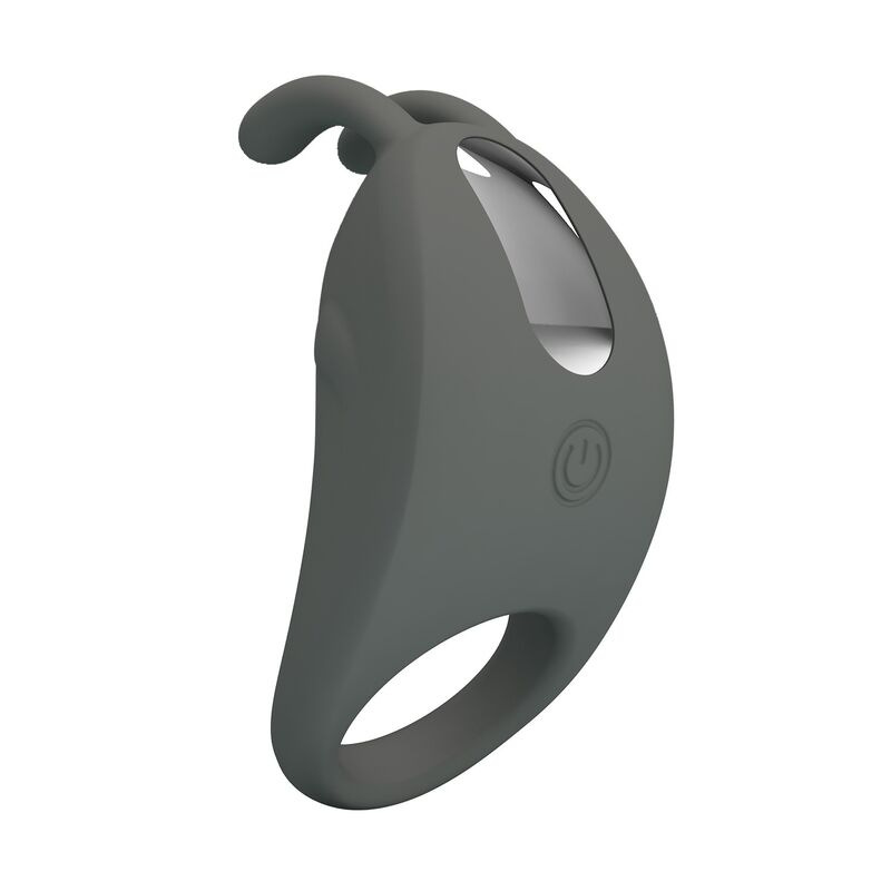 Pretty love - rechargeable vibrating ring with rabbit stimulator