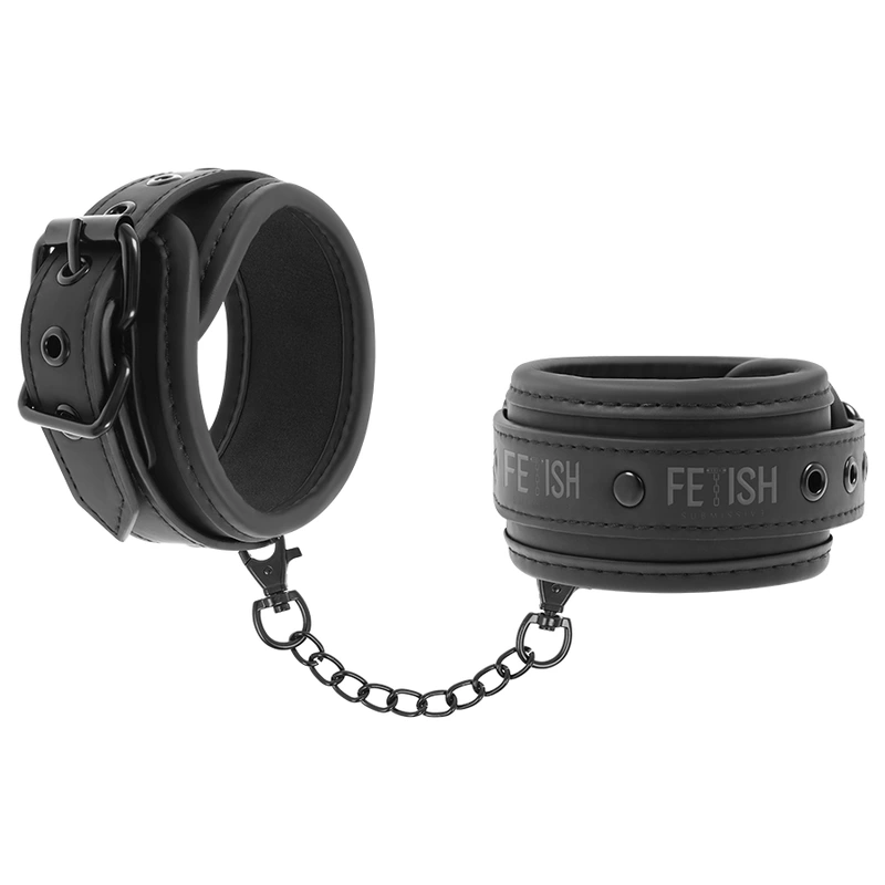 Fetish Submissive Handcuffs Vegan Leather - Putá