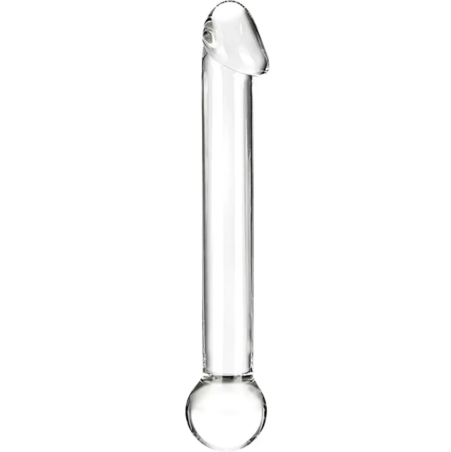 Glas - Realistic Head Glass Dildo - Sklenené Dildo