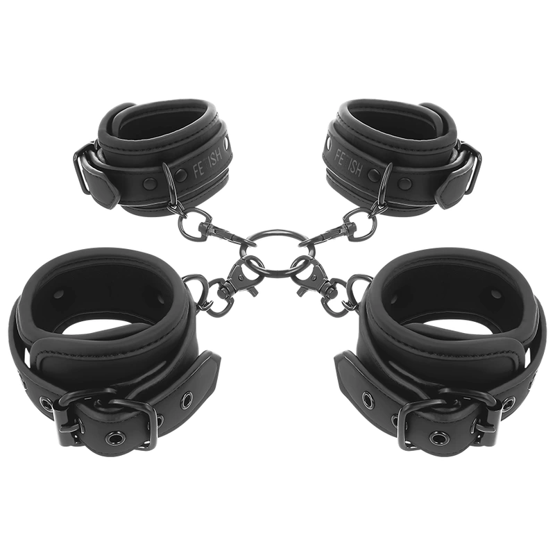 Fetish Submissive Hogtie and Cuff Set - Sada Pút