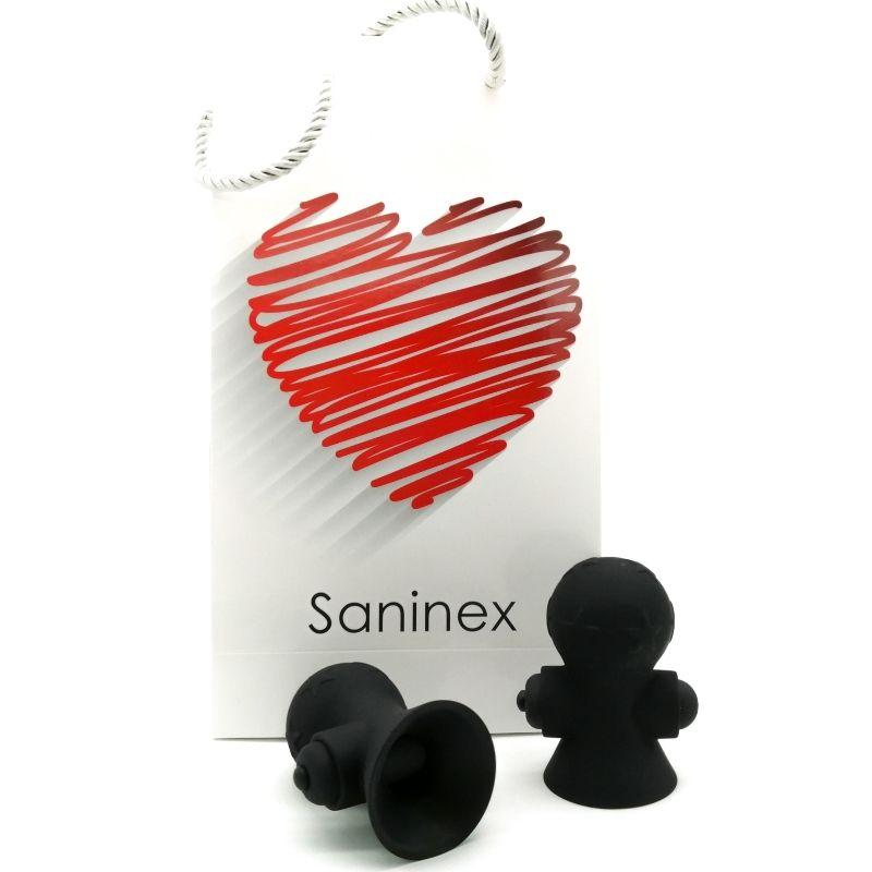Saninex Suctioner World Estimulador Pezones Negro