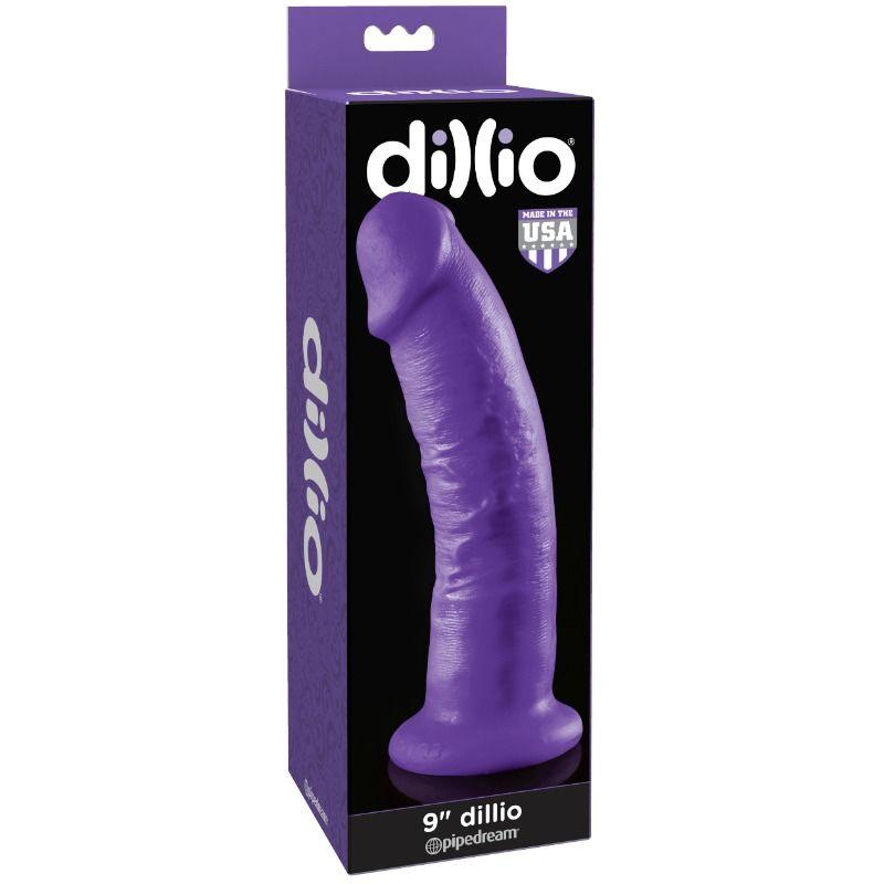 Dillio Purple Dildo 22.9 Cm