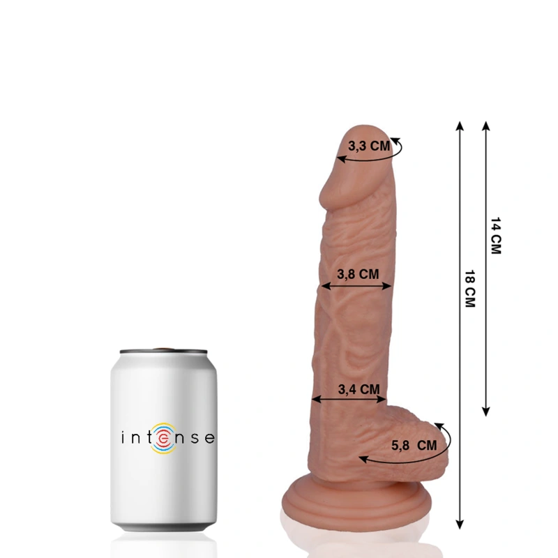 Mr intense - 11 realistic cock 18 cm -o- 3.8 cm