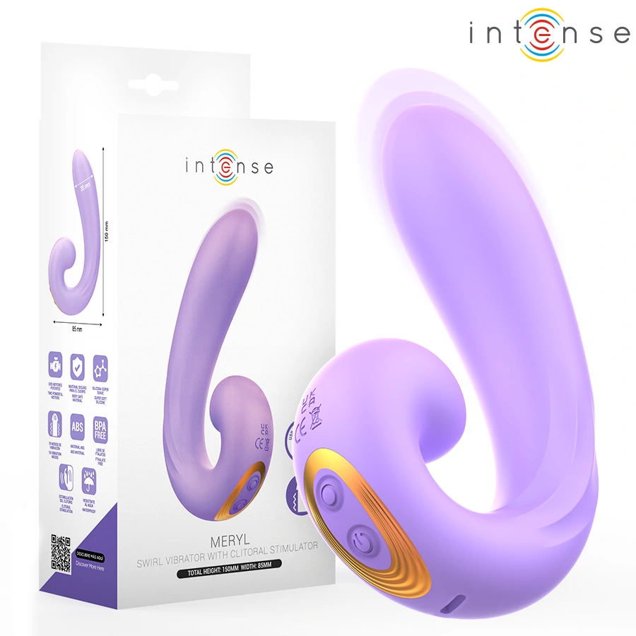 Intense - meryl double vibration clitoris stimulator