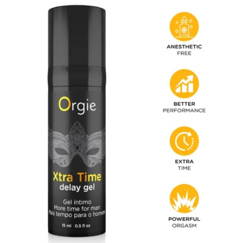 Orgie - xtra time delay gel anesthetic free 15 ml