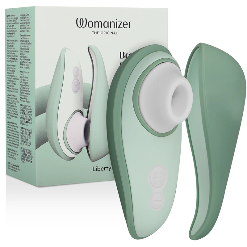 Womanizer - liberty 2 clitoris stimulator & suction light green