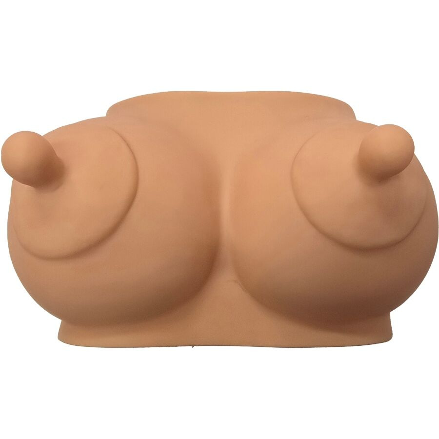 Diablo picante - piggy bank in the shape of boobs light tone